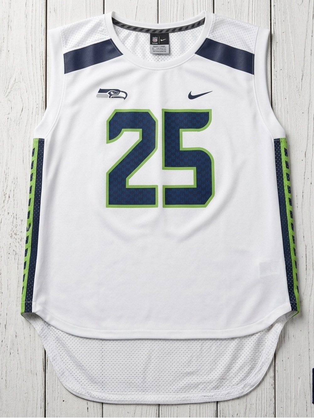Nike NFL Seattle Seahawks Richard Sherman #25 Sleeveless Jersey SZ M